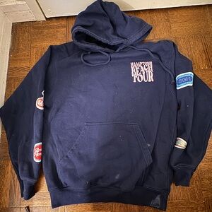 Navy Blue Graphic Hoodie